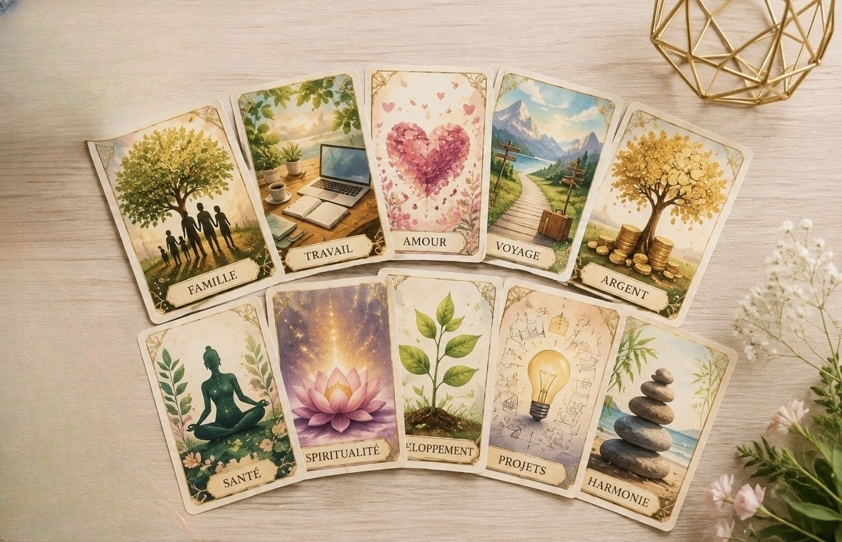 Tirage général : les cartes sur la table